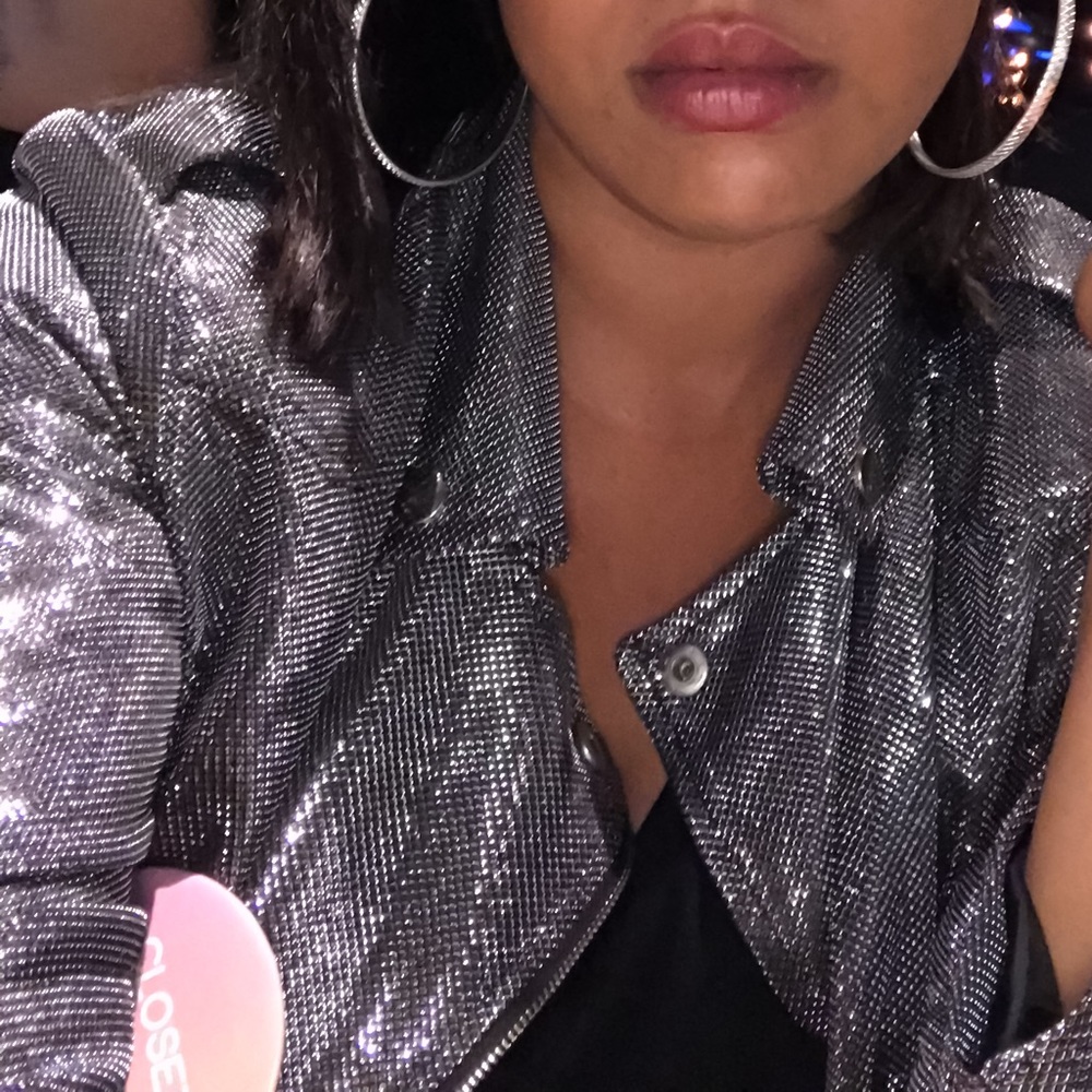 Metallic Moto Jacket - Picture 2 of 5